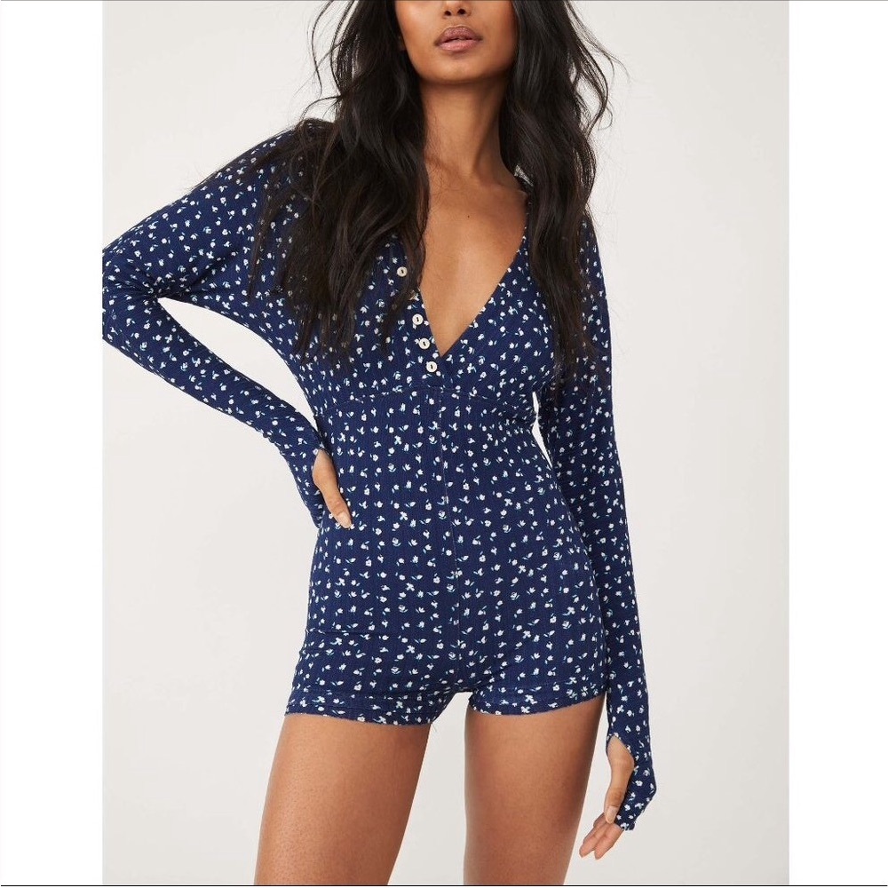 NWT Free People Sleep In Romper